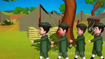 Five Little Soliders   English Nursery Rhymes   Cartoon Animated Rhymes For Kids