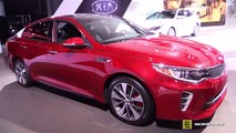 2016 KIA Optima SX T-GDI - Exterior and Interior Walkaround - Debut at 2015 New York Auto Show