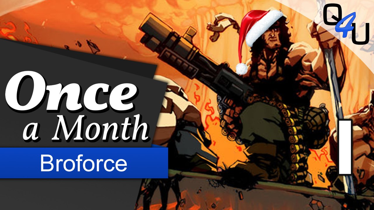 Broforce - Once a Month Dezember 2015 (1/3) | QSO4YOU Gaming