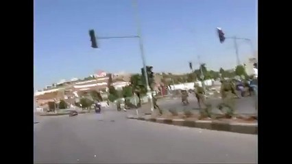 Journalist suffers while covering news