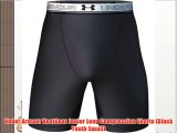 Under Armour HeatGear Junior Long Compression Shorts (Black Youth Small)