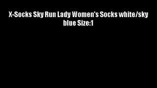 X-Socks Sky Run Lady Women's Socks white/sky blue Size:1