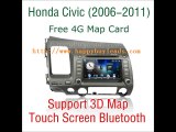Honda Civic Radio DVD TV Bluetooth for Car