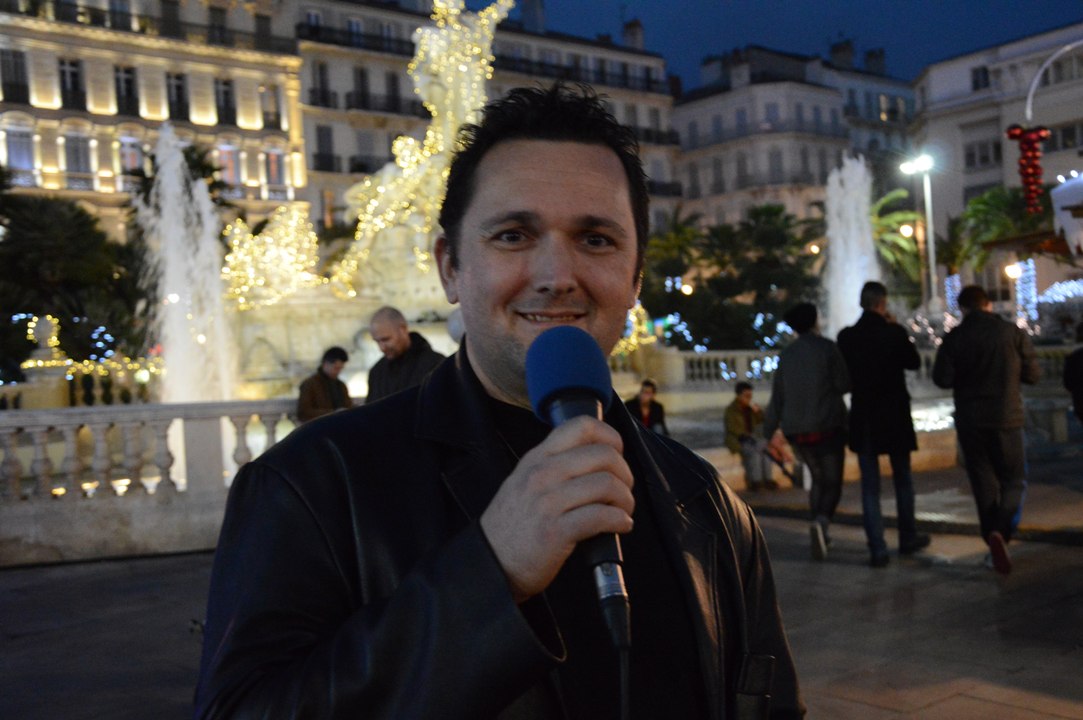Marché de Noël Toulon 2015 - Interview Damien Michel - 720p