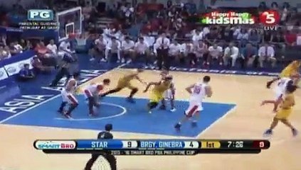 STAR HOTSHOTS VS BRGY GINEBRA DECEMBER 25 2015 1ST QUARTER