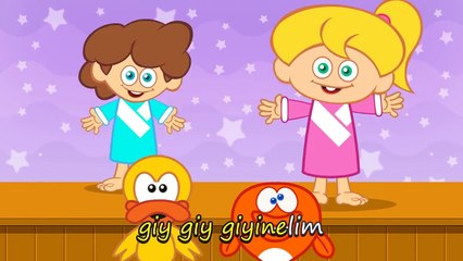 GİY GİY GİYİNELİM - Sevimli Dostlar Eğitici Çizgi Film Çocuk Şarkıları Videoları