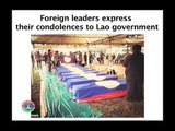Lao NEWS on LNTV: Foreign leaders express their condolences to Lao government. 19/5/2014