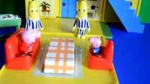 peppa pig toys Peppa Pig Episode Play-Doh Bananas in pajamas New House Story Peppa pig toys WOW