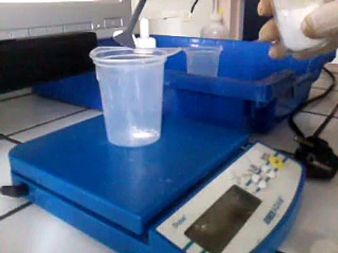 expérience bouteille bleue #1