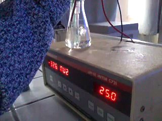 expérience bouteille bleue #2