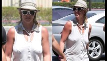 Britney Spears Wardrobe Malfunction 2014