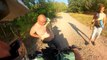 Redneck blocks the way | Pijany koles wlazi mi pod kola i chce podwozki | ATV Quad adventu