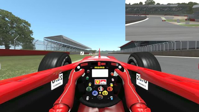 rfactor2 Ferrari F1-2000 Rubens Barrichello Silverstone