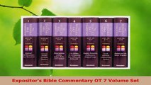 Read  Expositors Bible Commentary OT 7 Volume Set Ebook Free