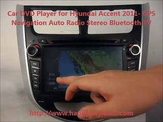 Hyundai Accent Radio DVD TV Bluetooth for Car
