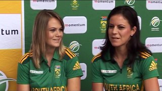 Interview with SA Women cricketers Marizanne Kapp & Dane van Niekerk
