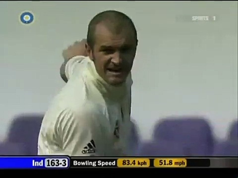 Jason Kreja’s magic ball to VVS Laxman