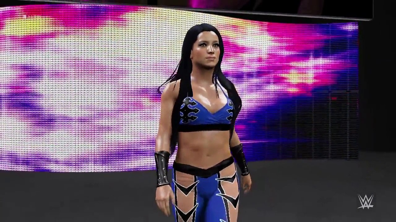 Maryse VS Melina (Divas Championship - MITB) WWE 2K16