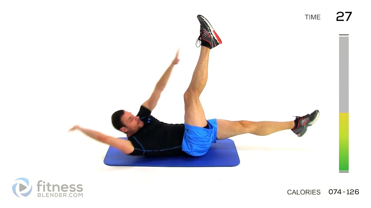 Brutal Abs Workout - Abs, Obliques and Lower Back Workout with No Equipment