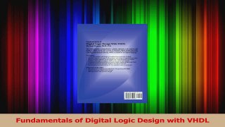 PDF Download  Fundamentals of Digital Logic Design with VHDL Download Online