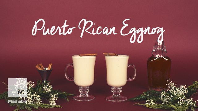Eggnog with creamy coconut will knock Santa's socks off