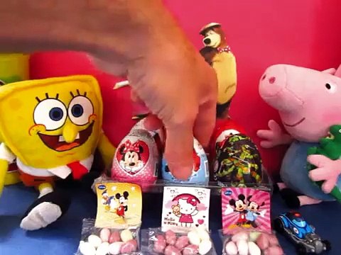 Маша и Медведь Masha i Medved Disney Cars Sponge Bob Peppa Pig Toys Frozen Kinder Surprise