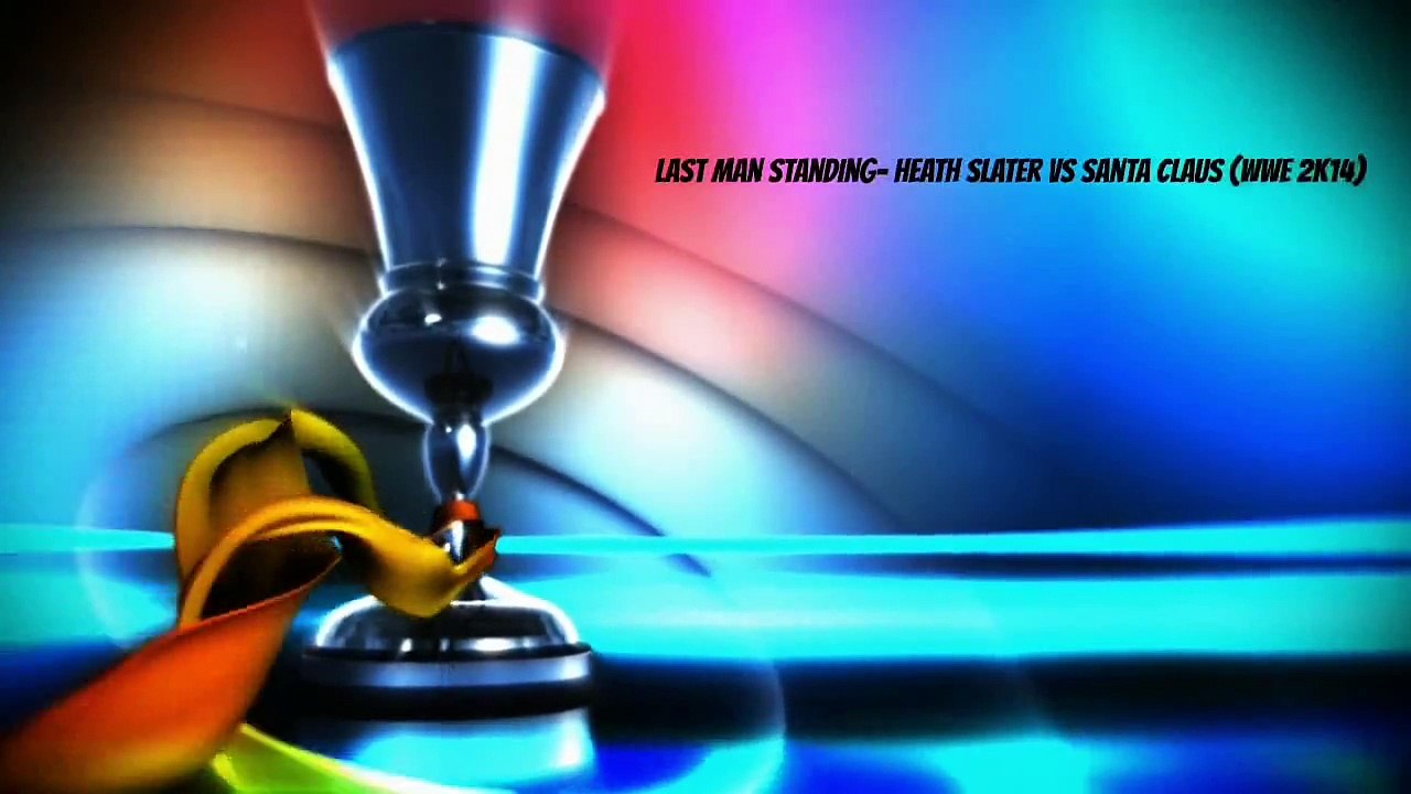 Wrestling Fight - Last Man Standing Match - Heath Slater vs Santa Claus (WWE 2K14)