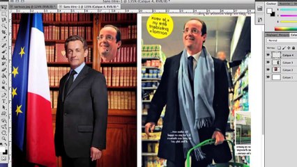 François Holland discute avec Nicolas Sarkozy sur facebook (GonzagueTV) #humour #internet #politique