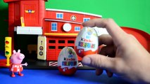 fireman sam toys Peppa Pig Episode Kinder Surprise Eggs Minions Fireman Sam Toy egg surprise