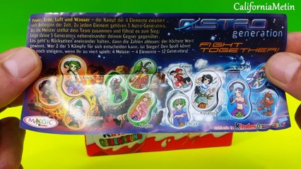 Kinder Surprise Eggs Astro Generation Old Edition Toy 2003-2006 (1080p)