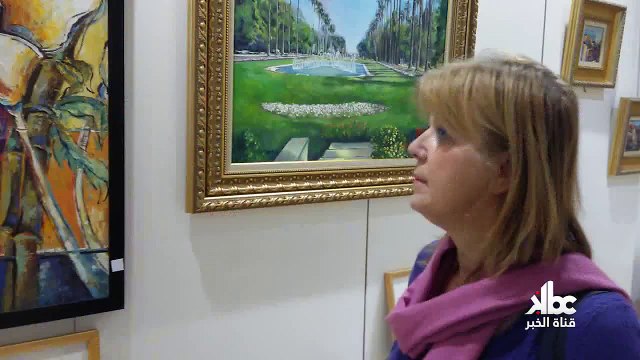 l'artiste peintre Naporowska Mira Ezzou' Art Galerie 23/12/ 2015