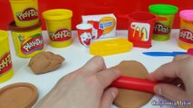 Happy Meal Play Doh McDonald's Fries Chicken McNuggets Sandwich Ice Cream (1080p)