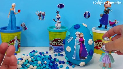 Play Doh Surprise Egg Dippin Dots Disney Frozen Elsa Anna Olaf (1080p)