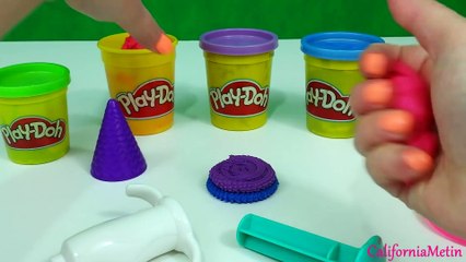 Play-Doh How To Make Rainbow Ice Cream Cone (1080p)