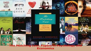 Read  The Matching Law Papers in Psychology and Economics Ebook Free