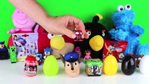 peppa pig Opening Play-doh Paw Patrol Surprises, Minecraft Mini-Figure Mystery Box, Surprise Eggs