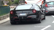 Unique Ferrari F12 Berlinetta Driving in Monaco
