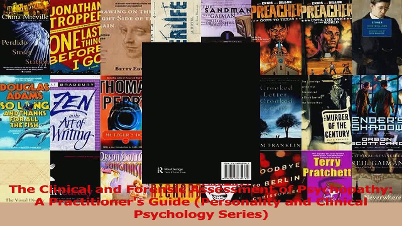 Read  The Clinical and Forensic Assessment of Psychopathy A Practitioners Guide Personality PDF Online