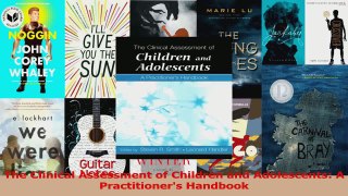 Read  The Clinical Assessment of Children and Adolescents A Practitioners Handbook Ebook Free
