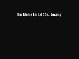 Der kleine Lord. 4 CDs. . Lesung PDF Ebook Download Free Deutsch