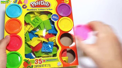 Best of ABC Party Compilation! Learning the Alphabet with Play-Doh Candy and Surprise Eggs