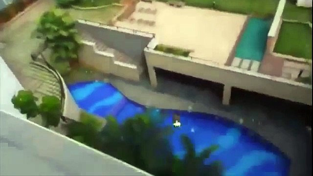 TOP FIVE ROOF TO POOL JUMPS! _ PEOPLE ARE AWESOME