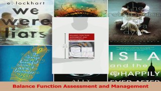 Balance Function Assessment and Management PDF