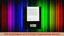 PDF Download  SF6 Switchgear I E E Power Engineering Series PDF Online
