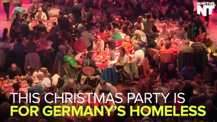 German Celebrities Throw Annual Christmas Party For The Homeless