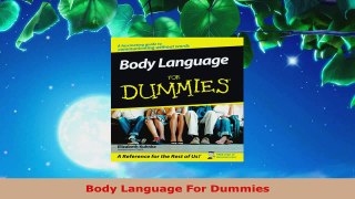 Read  Body Language For Dummies EBooks Online
