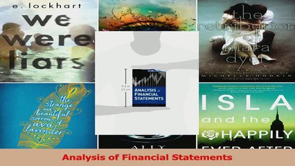 Analysis of Financial Statements Download