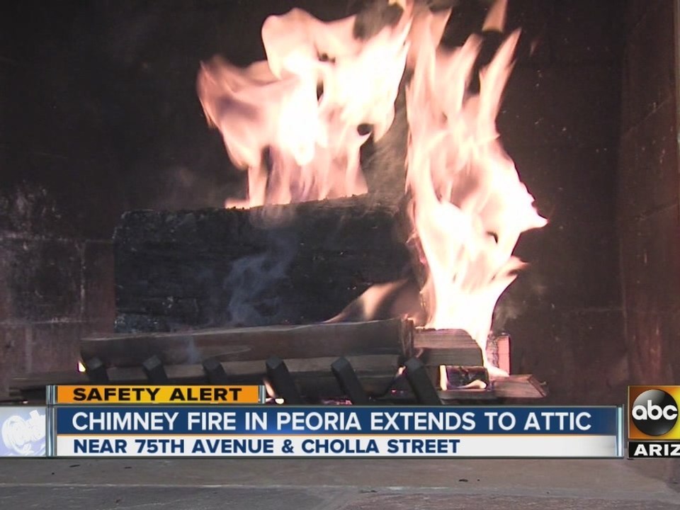 Family displaced after chimney fire burns home