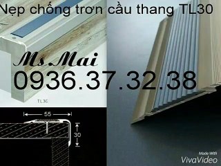Nẹp chống trơn cầu thang, nẹp cầu thang, nẹp nhôm chống trơn, nẹp đồng chống trơn