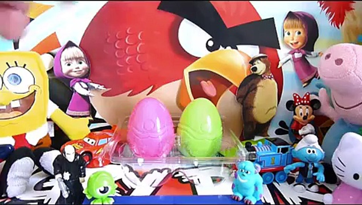 Kinder МARIO Маша и Медведь, Masha i Medved Disney Peppa Pig,Cars Frozen masha and the bear